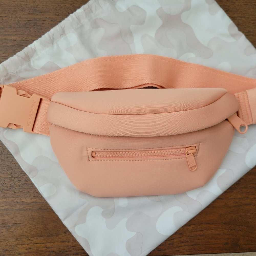 Dagne Dover Mini Belt Bag in Peach